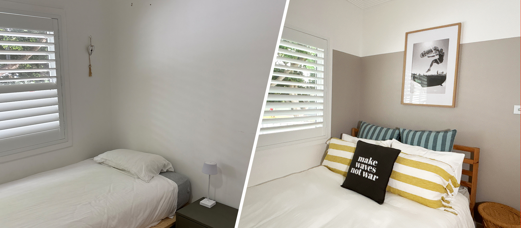 Bedroom Makeover With Porter’s Eggshell Paint